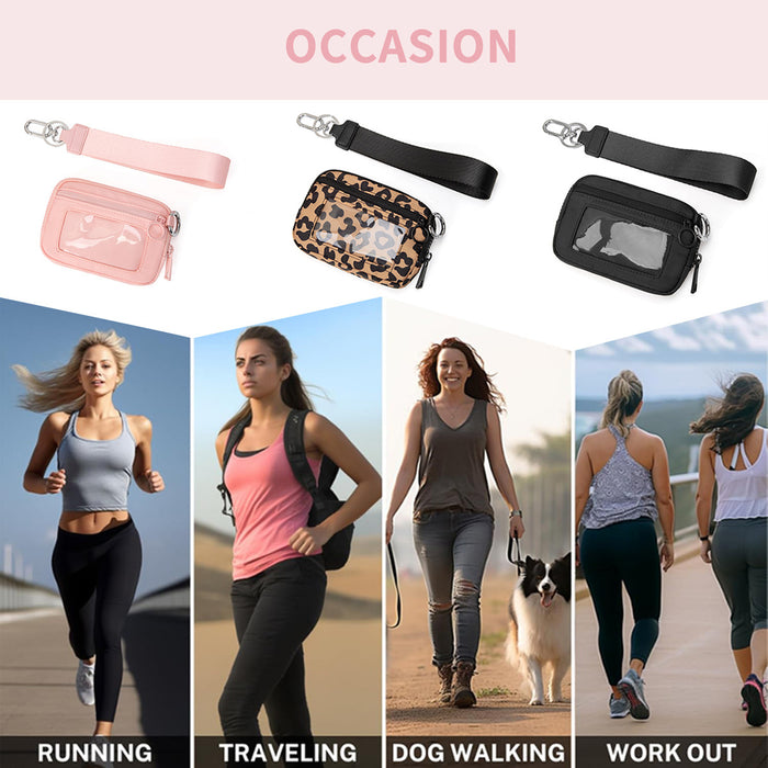 Wholesale Waist Bag Polyester Waterproof Chest Bag Card Bag Wrist Bag Portable Bank Card Change Cosmetics Bag