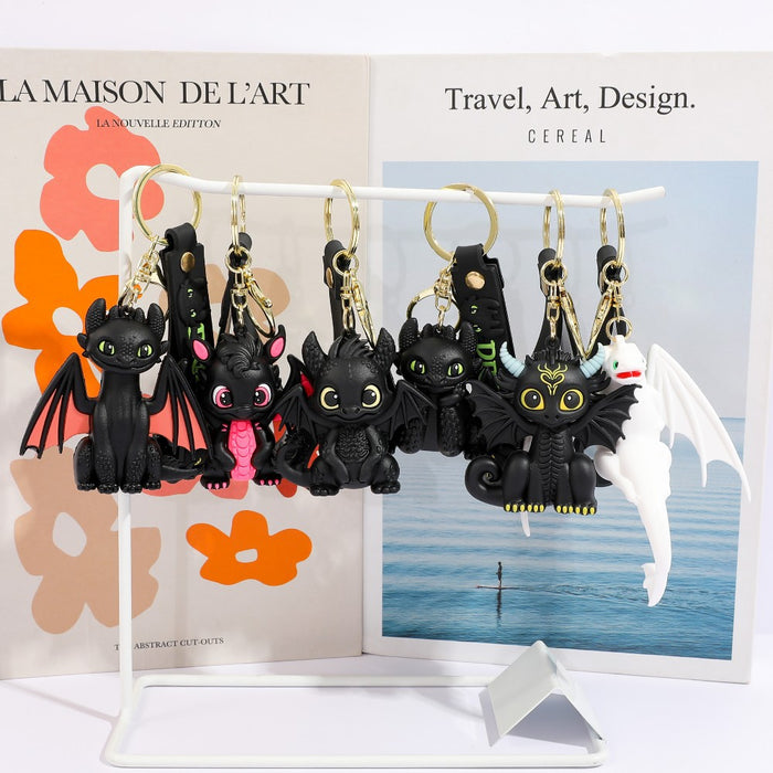 Wholesale Cartoon Black and White  Keychains