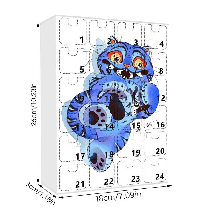 Wholesale KPOP Demon Hunters Christmas Countdown Calendar Blind Box Backpack Car Keychain Acrylic Pendant