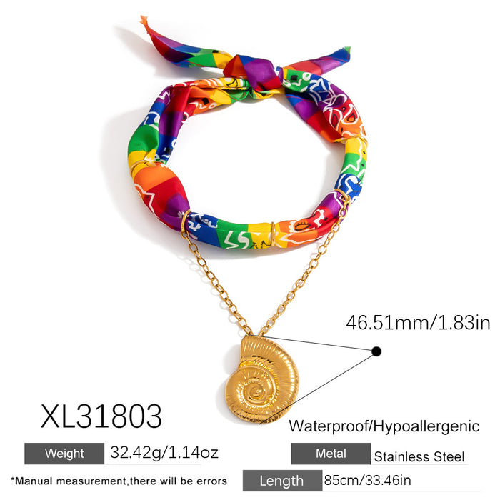 Wholesale Titanium Steel Necklace  Gold Accessible Luxury High-End Sun Flower Silk f Titanium Steel Color-Preserving Clavicle Chain Necklace