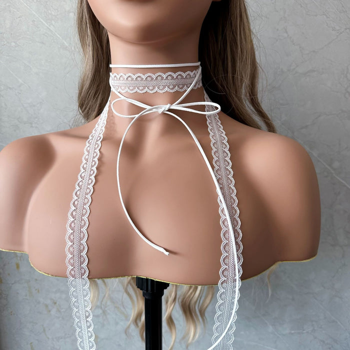 Wholesale Multi layered layered design, lace lace necklace, versatile scarf, collarbone