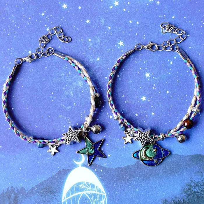 Wholesale Cosmic Actress Star Moon Bracelet