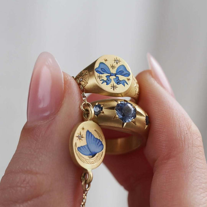 Wholesale Painted pattern pendant stainless steel necklace