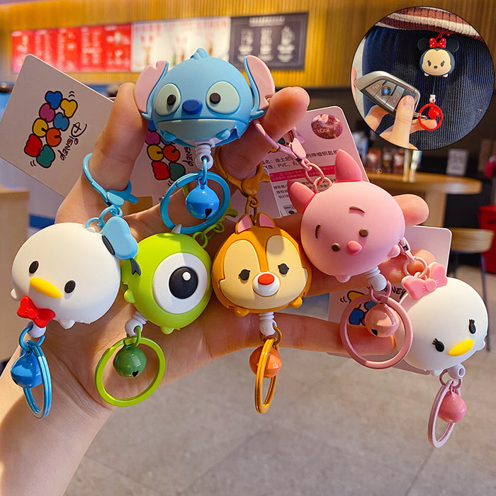 Wholesale Silicone Cartoon Doll Keychain JDC-KC-YY095