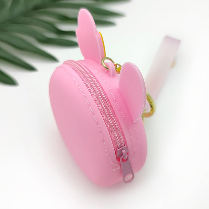 Wholesale Cartoon mini rabbit silicone wallet