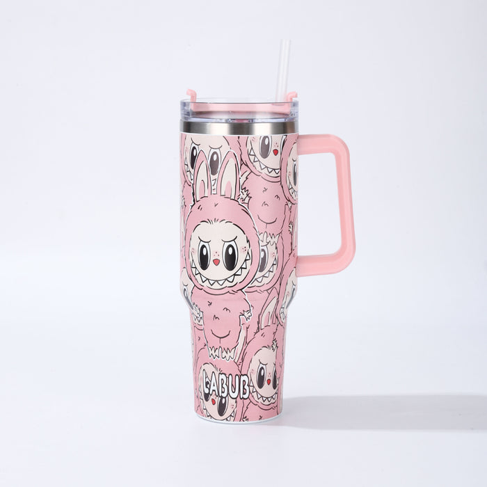 Wholesale  Car Cup  Stainless Steel Thermos Cup Car Ice Cup Straw Cup