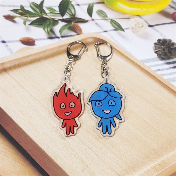 Wholesale Cartoon Acrylic Keychains JDC-KC-ChuangYi010