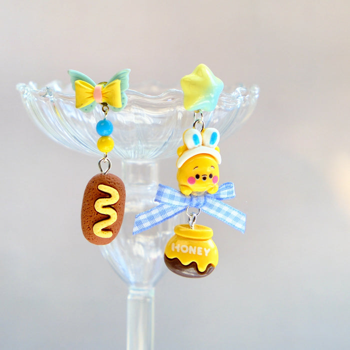 Wholesale Cartoon Cute Asymmetric Earrings