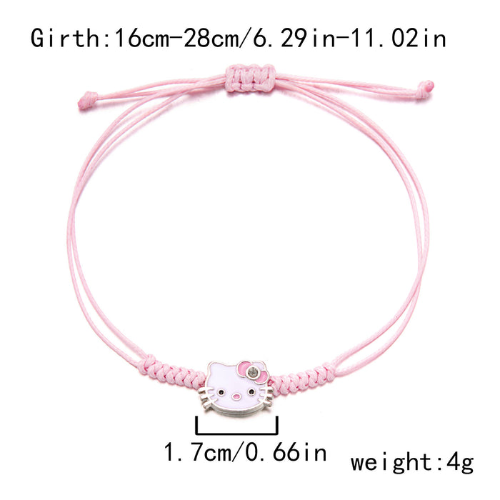 Wholesale  Bat Bracelet All-match Creative Cat Handmade Woven Bracelet