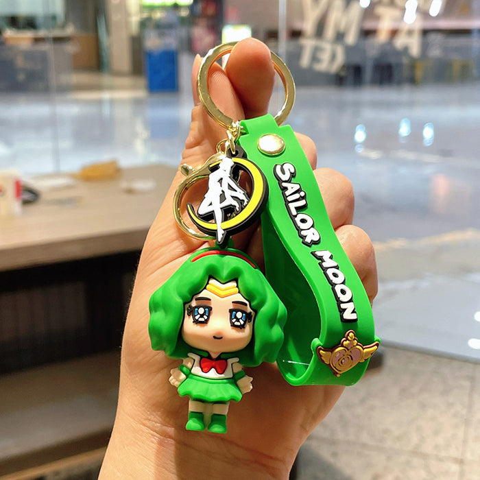 Wholesale Cartoon Silicone Doll Keychain JDC-KC-HaoXi013