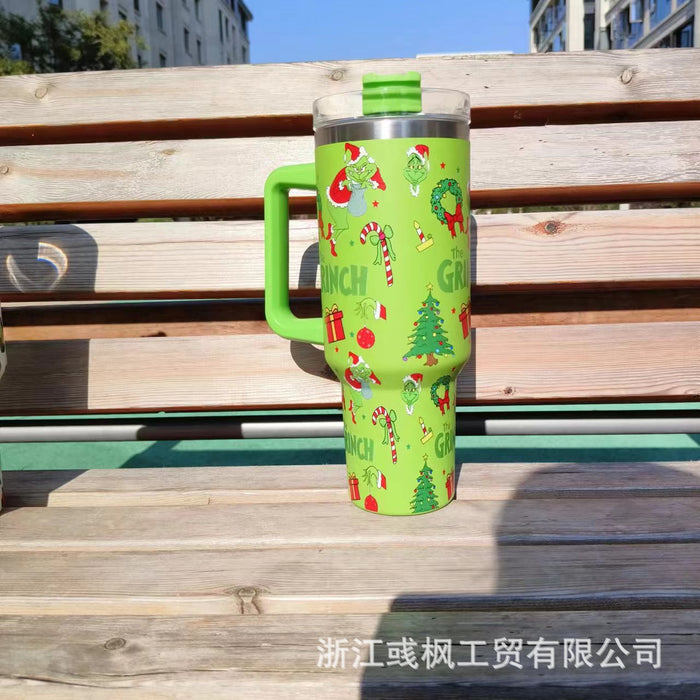 Wholesale 304 Stainless Steel Christmas Series 40oz Insulated Car Cup MOQ≥2
