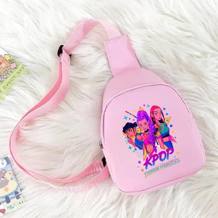 Wholesale Cute candy-colored PU leather shoulder bag suitable for both boys and girls