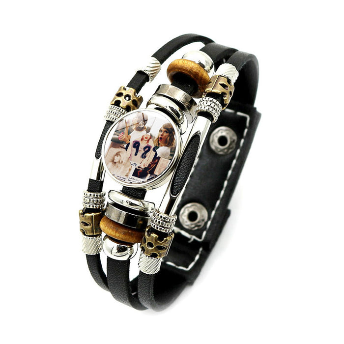 Wholesale Multi-layer Leather Beaded Bracelets JDC-BT-HengX030