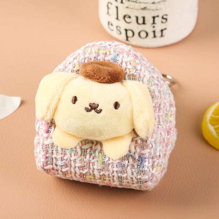 Wholesale Plush Kurommi Melody Pudding Dog Mini Wallet JDC-WT-Yuny002