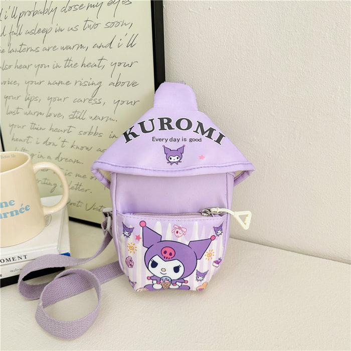 Wholesale Outdoor diagonal cross bag for children, cute chest bag, cartoon kindergarten chest bag, nylon coin purse for elementary school students