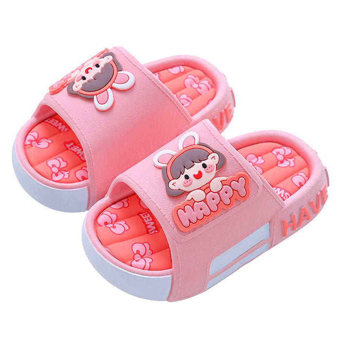 Wholesale  children's slippers boys and girls indoor non-slip soft bottom