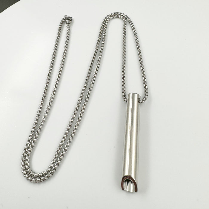 Wholesale Cylinder Pendant Zinc Alloy Necklace JDC-NE-DanYuan011