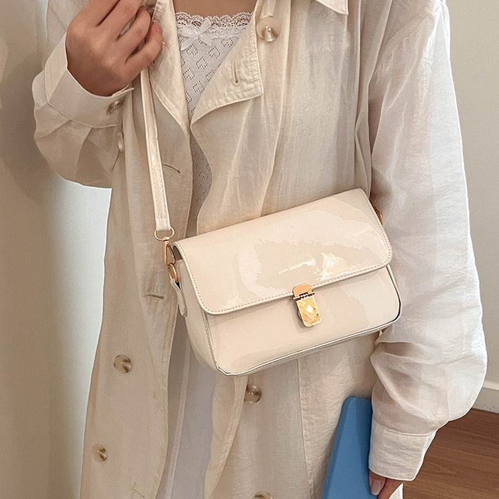 Wholesale Urban Simple Red PU Leather Handbag - Chic Shoulder Bag