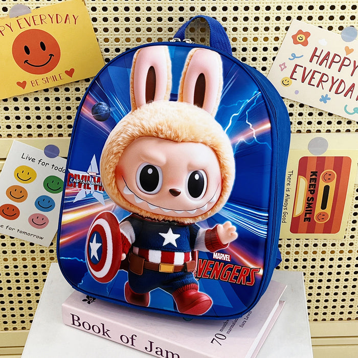 Wholesale Cute cartoon backpack for kindergarten boys and girls with cartoon dolls