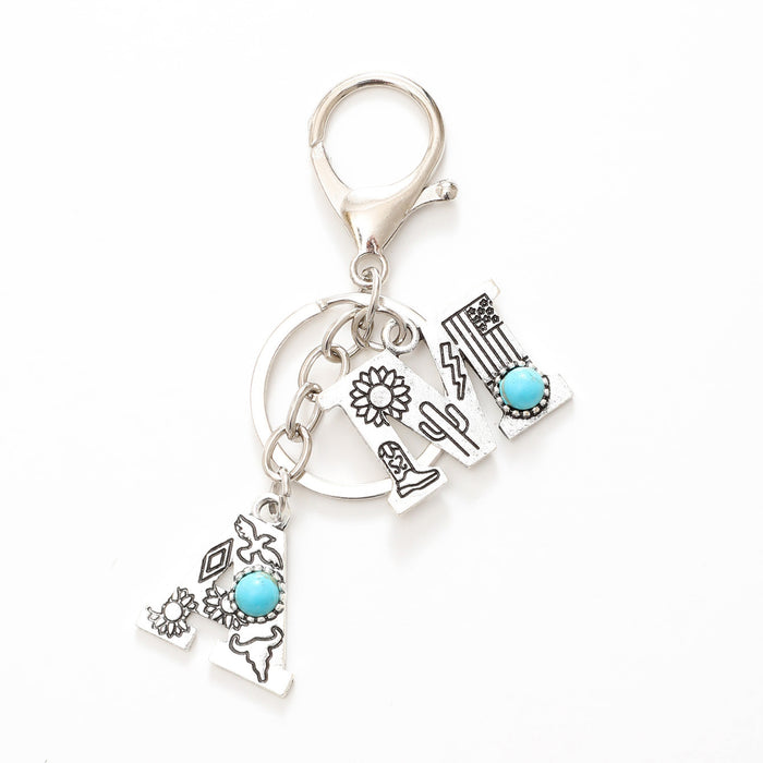 Wholesale Alloy Letter Keychain JDC-KC-YiTian008