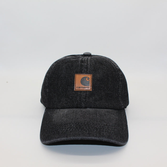 Wholesale Washed Distressed Soft Top Leather Label Curved Brim Baseball Cap JDC-FH-QingCL004