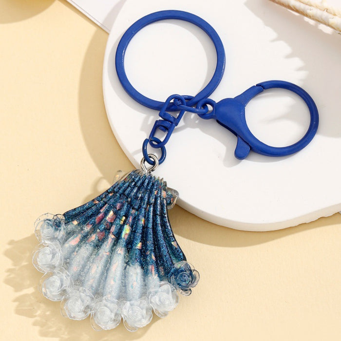 Wholesale Glow-in-the-Dark Firefly Seashell Keychain