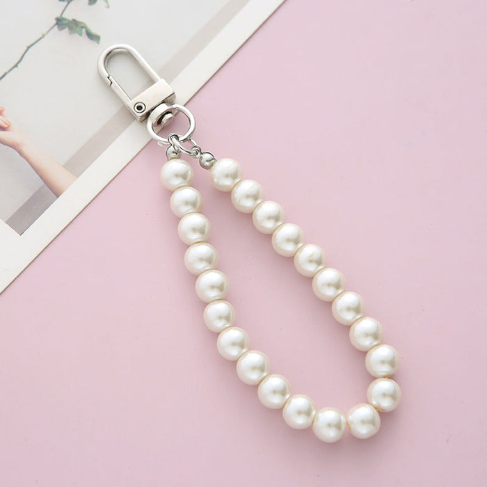 Wholesale Alloy Pearl Lanyard Keychain JDC-KC-ARui001