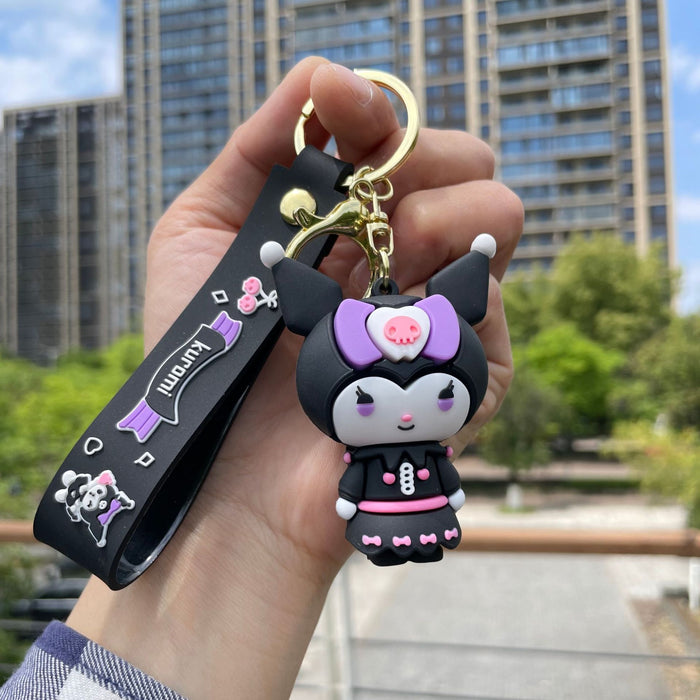 Wholesale Keychain Soft Rubber Cute Doll Car Keychain Backpack Pendant