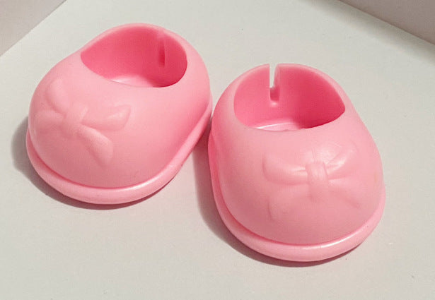 Wholesale Standing 20cm cotton doll plump body change shoes plush toy doll accessories