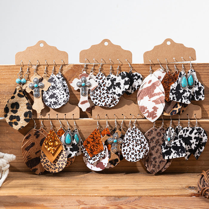 Wholesale Vintage turquoise design earring set