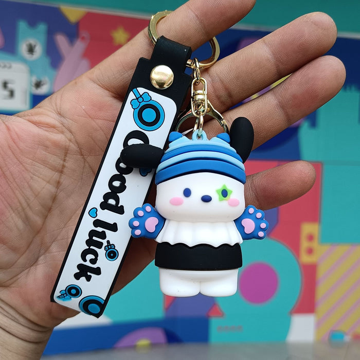 Wholesale Cartoon Silicone Doll Keychain JDC-KC-KuangK037