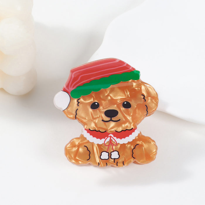 Wholesale Christmas Animal Series Grabber Cartoon Cute Hairpin Female Shark Clip Hair Accessory