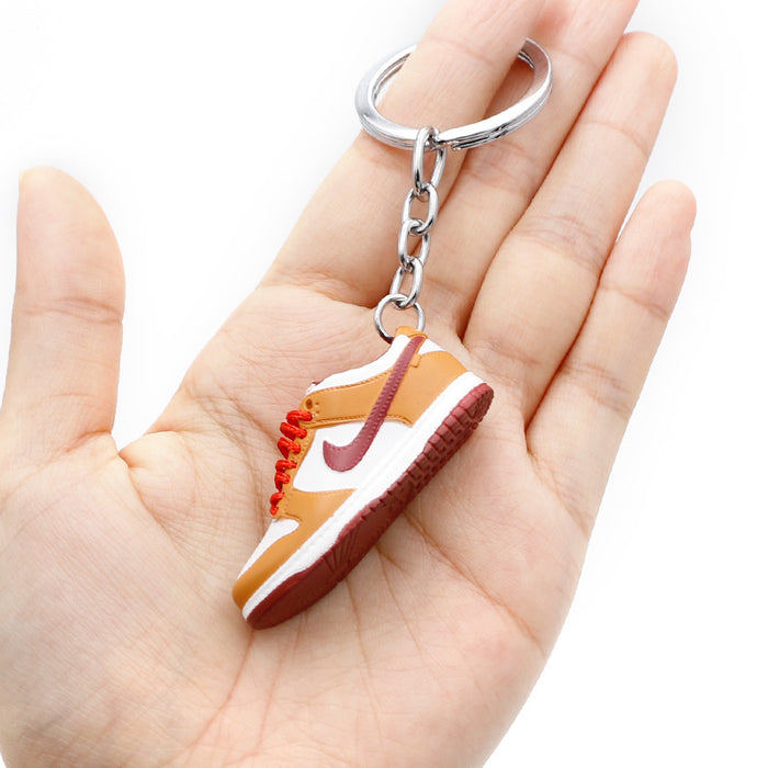 Wholesale PVC Basketball Shoe Model Keychain JDC-KC-QLPing016