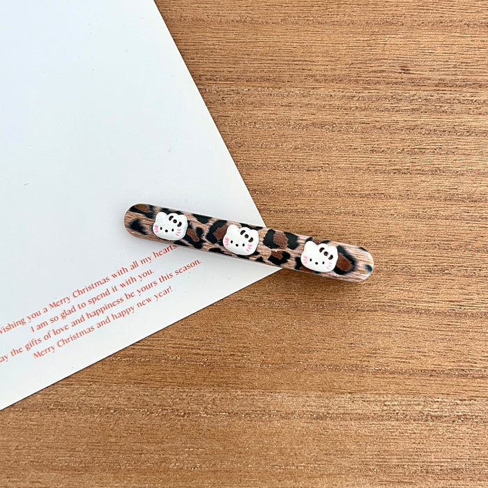 Wholesale exquisite  sweet leopard hair