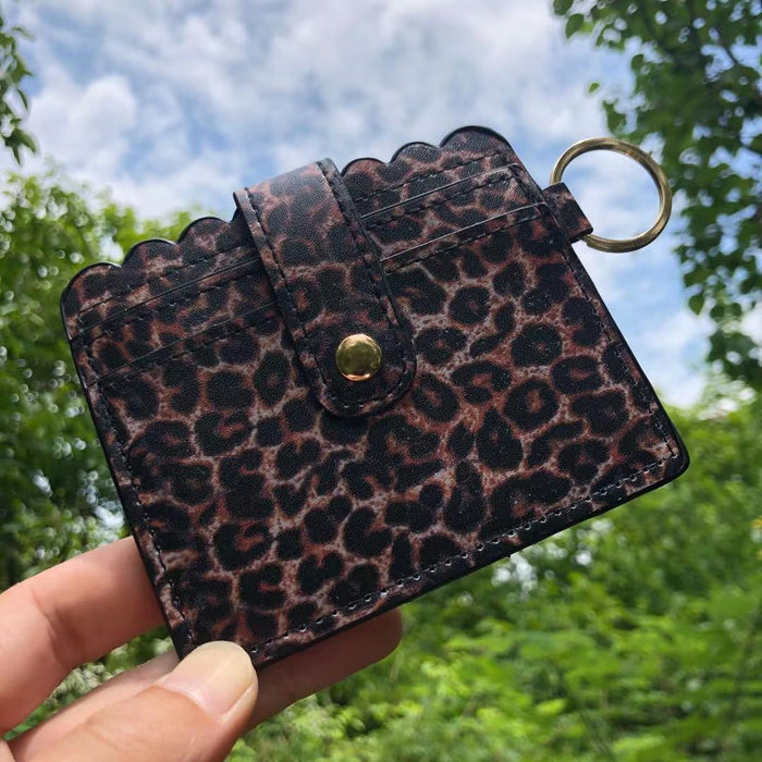 Wholesale PU Card Holder Keychain JDC-KC-Maol016