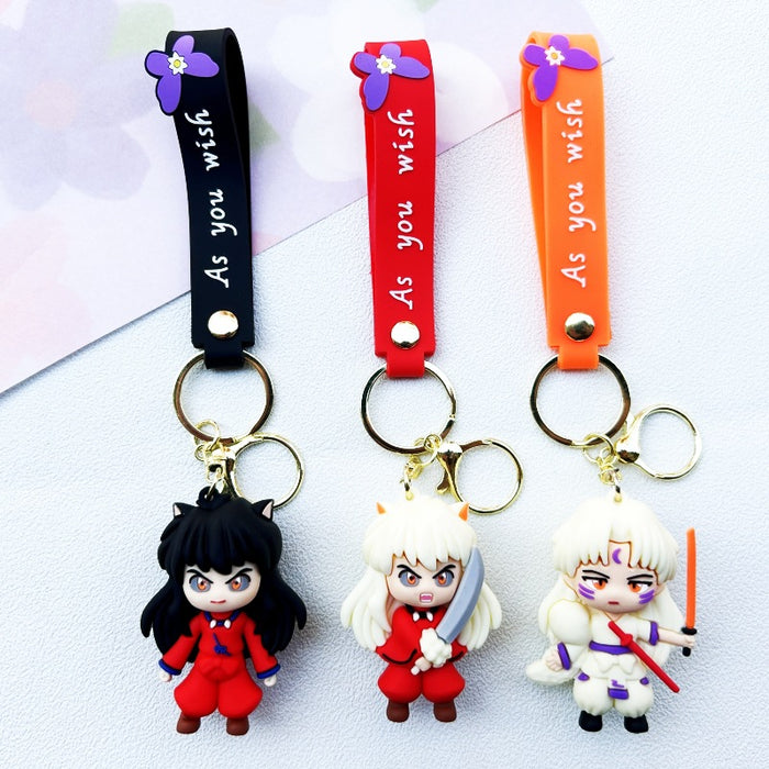 Wholesale PVC Cartoon Doll Keychain JDC-KC-WuYi153