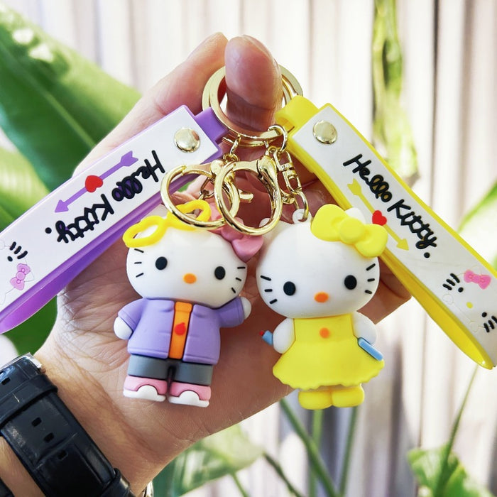 Wholesale PVC Cartoon Doll Keychain JDC-KC-WuYi116