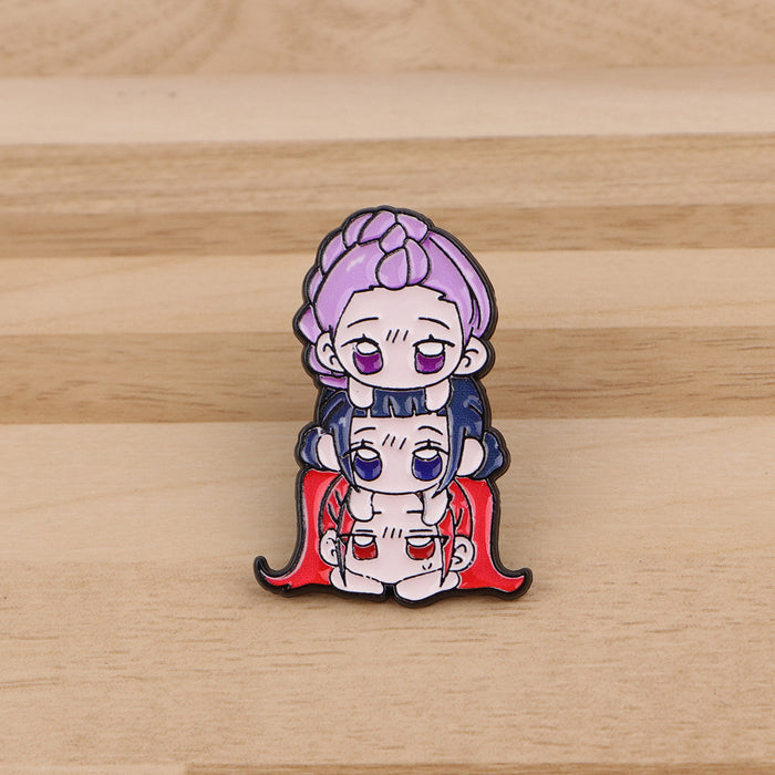 Wholesale KPOP Collar Anime Badge Clothing Backpack Decoration Alloy Brooch