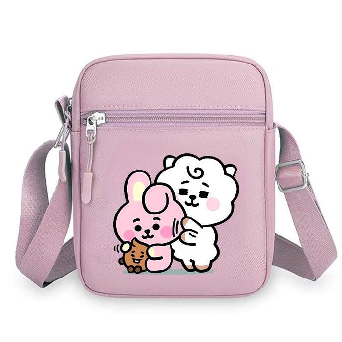 Wholesale Trendy Cartoon Print PVC Small Shoulder Bag For Women Lightweight Casual Fashion Accessory