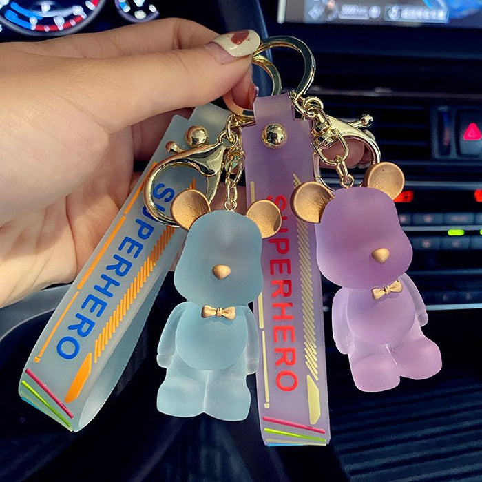 Wholesale   Bear Car Key Pendant Bear Keychain Women's Cute  Key Chain Pendant