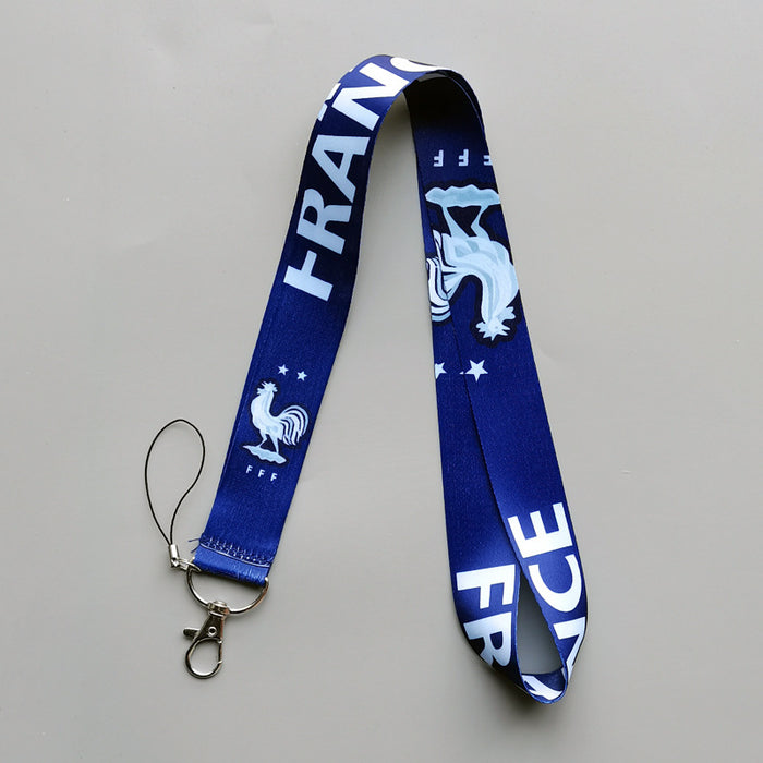 Wholesale Trendy Cartoon Lanyard With Card Holder Polyester Neck Strap For Student And Work Badge Gift