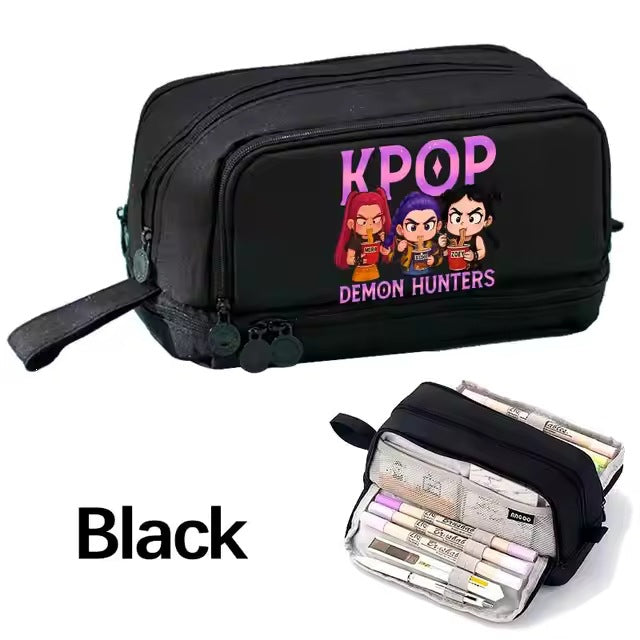 Wholesale Fashion Polyester Cartoon Pencil Case Multifunctional Stationery Pouch Cute School Bag
