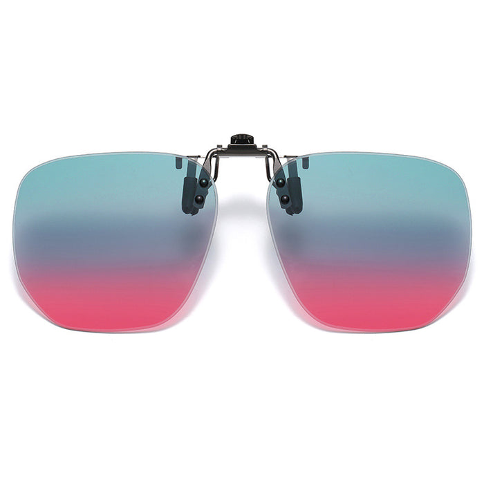 Wholesale  Polarized Sunglasses Clip Women's  Personalized Myopia Clip Dual-purpose Color-changing Sunglasses Clip