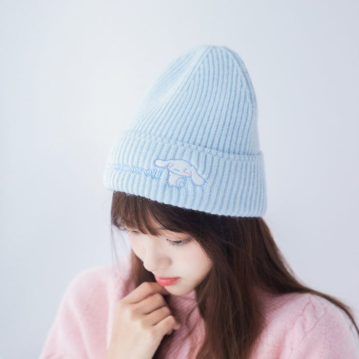 Wholesale Winter Warm Monochrome Knitted Wool Hats Cartoon Cute Hats (S) JDC-FH-Binhong001