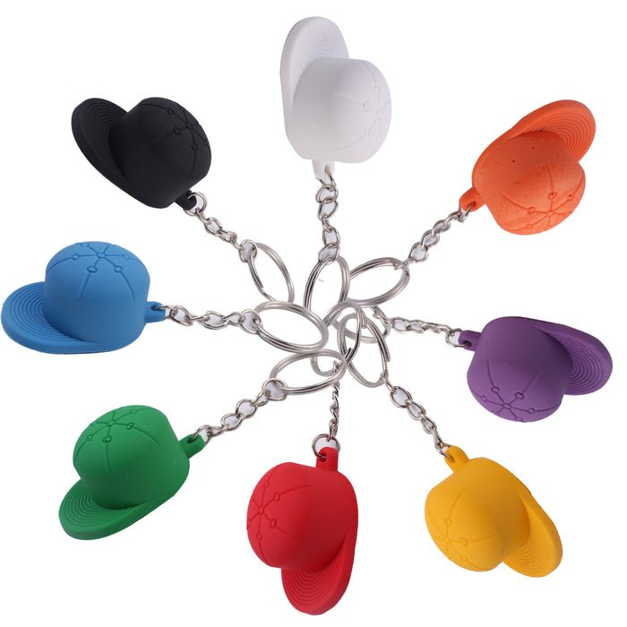 Wholesale Creative 3D Hat Keychain Pvc JDC-KC-MiLai015