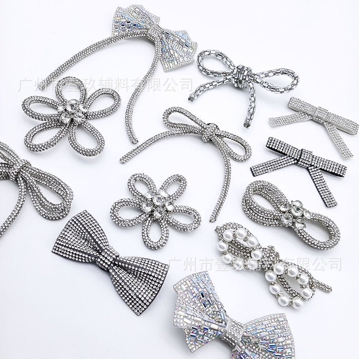 Wholesale DIY Rhinestone Bow Clothing Accessories and Pendants