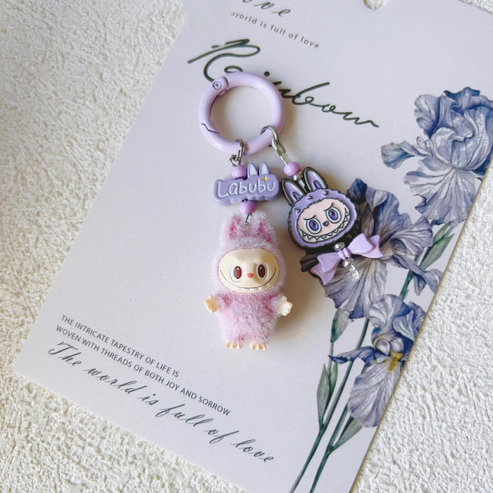 Wholesale Doll vinyl doll mobile phone pendant key chain handmade DIY car pendant