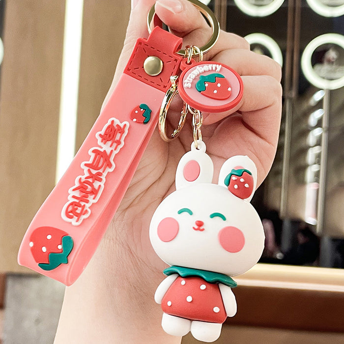 Wholesale PVC Cartoon Coin Purse Keychain JDC-KC-Benxin008