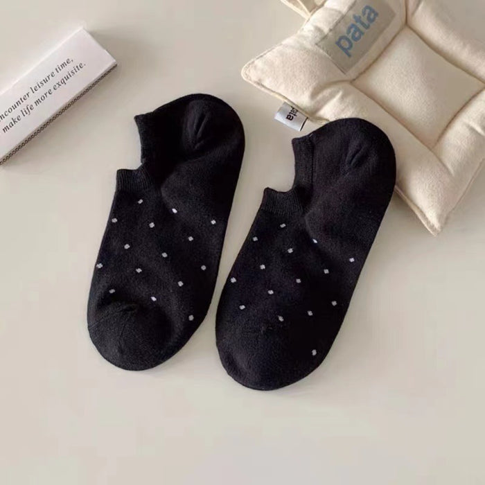 Wholesale Socks, short socks, shallow mouth pure cotton invisible socks, solid color, no shedding, versatile, breathable boat
