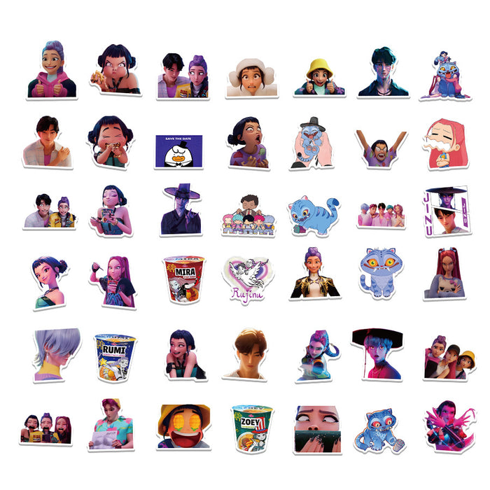 Wholesale 150pcs Idol movie waterproof water bottle laptop sticker